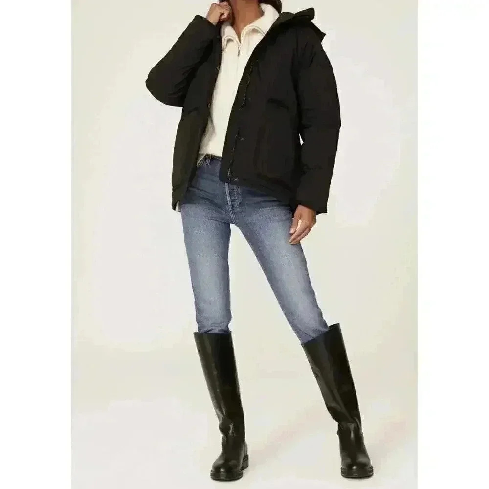 Madewell Tokyo Puffer Jacket Black Size Large‎